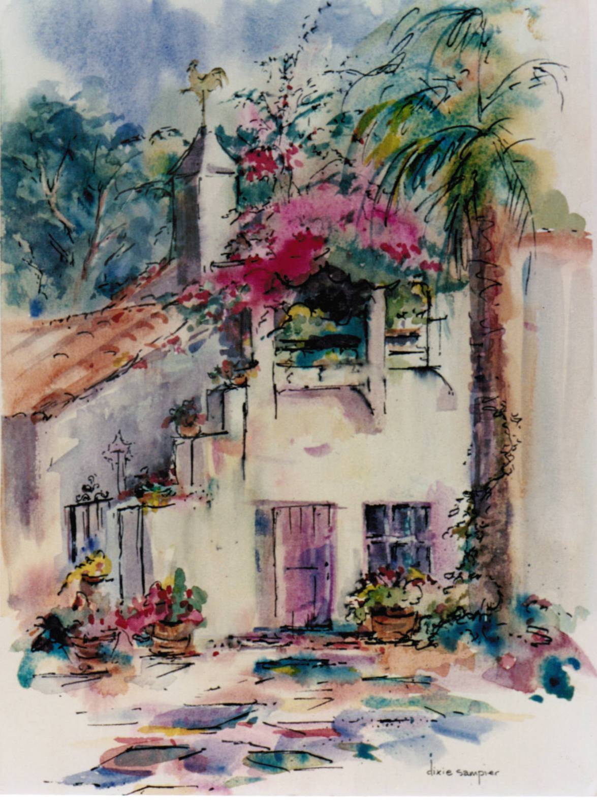 1175x1574 Spanish Village San Diego The Art Of Dixie Sampier