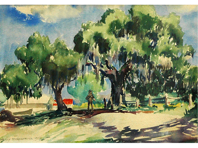 387x290 Untitled (Trees With Spanish Moss) Encyclopedia Of Alabama
