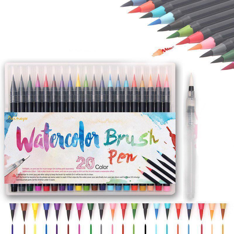 800x800 Watercolor Brush Pen Sets