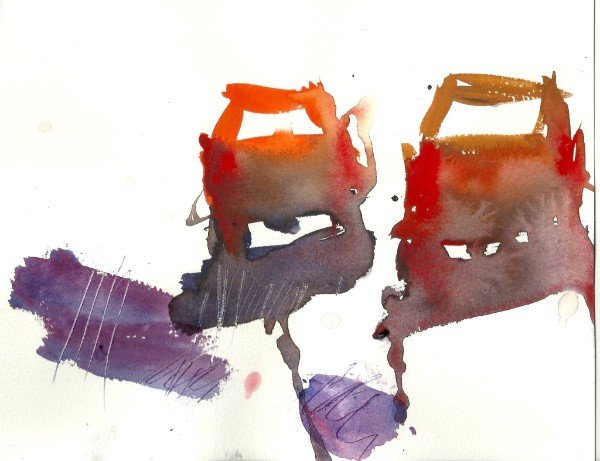 600x461 Scratching Into Watercolor Paint For Texture