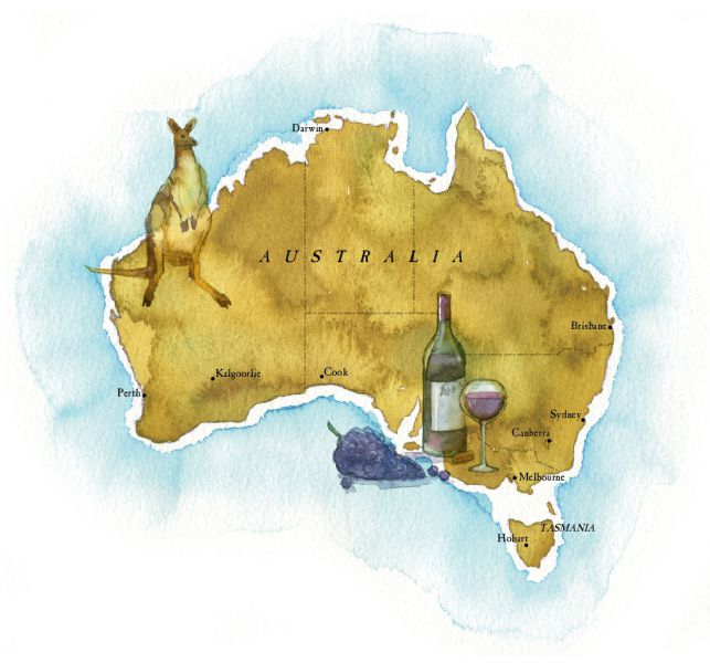 643x600 Watercolor Maps