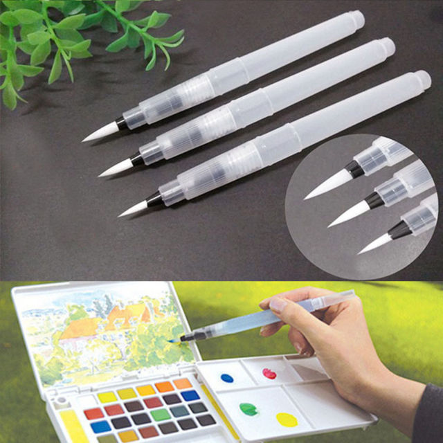 640x640 3pcs Pilot Ink Pen For Water Brush Watercolor Calligraphy Painting