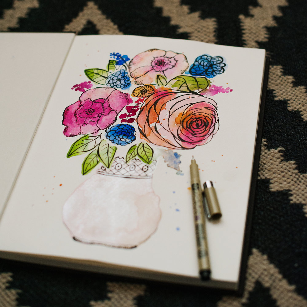 1000x1000 Watercolors And Pen Amp Ink Elena Wilken