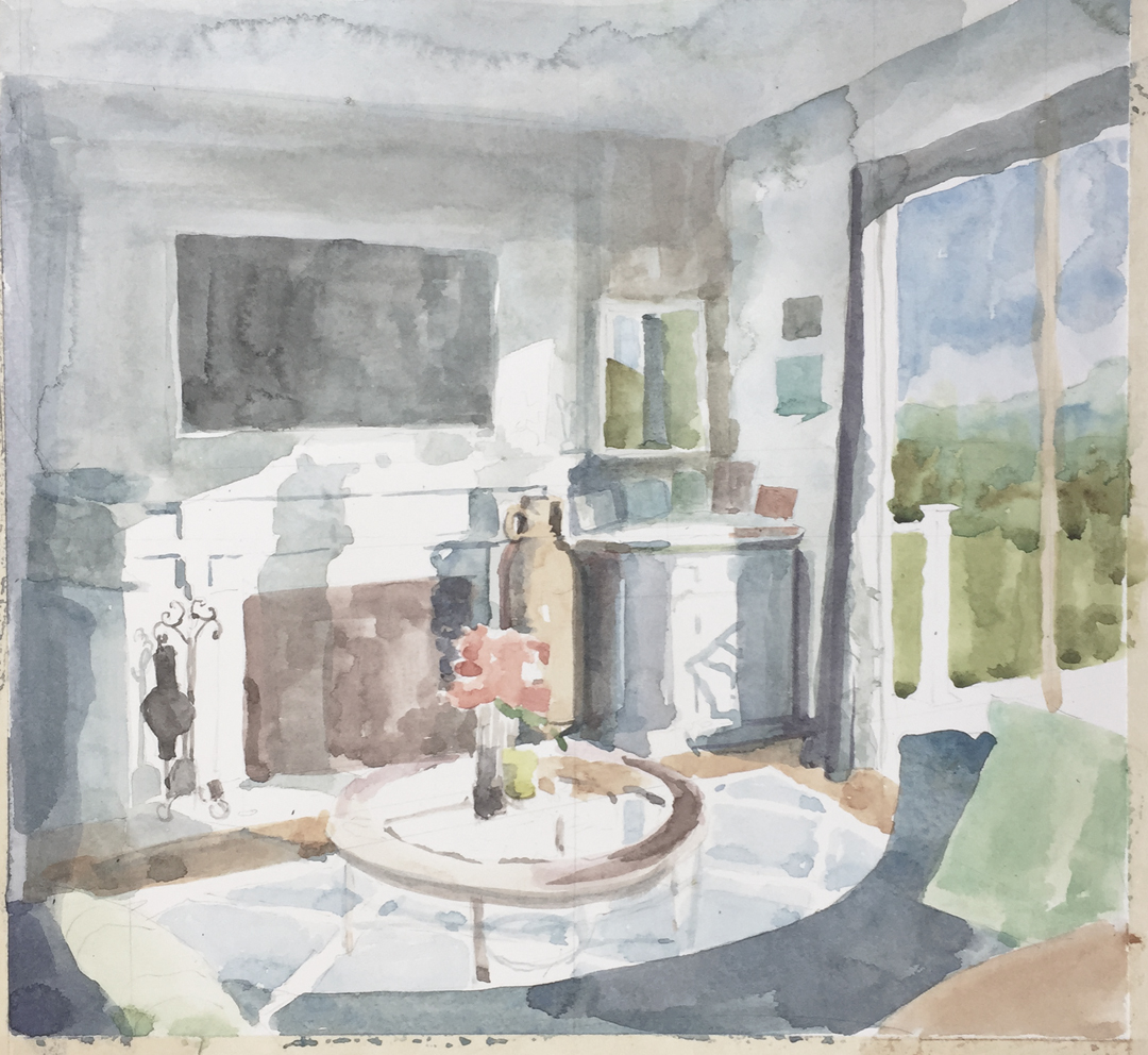 1080x992 Watercolor Marigold Eruption And A Video On John Singer Sargent