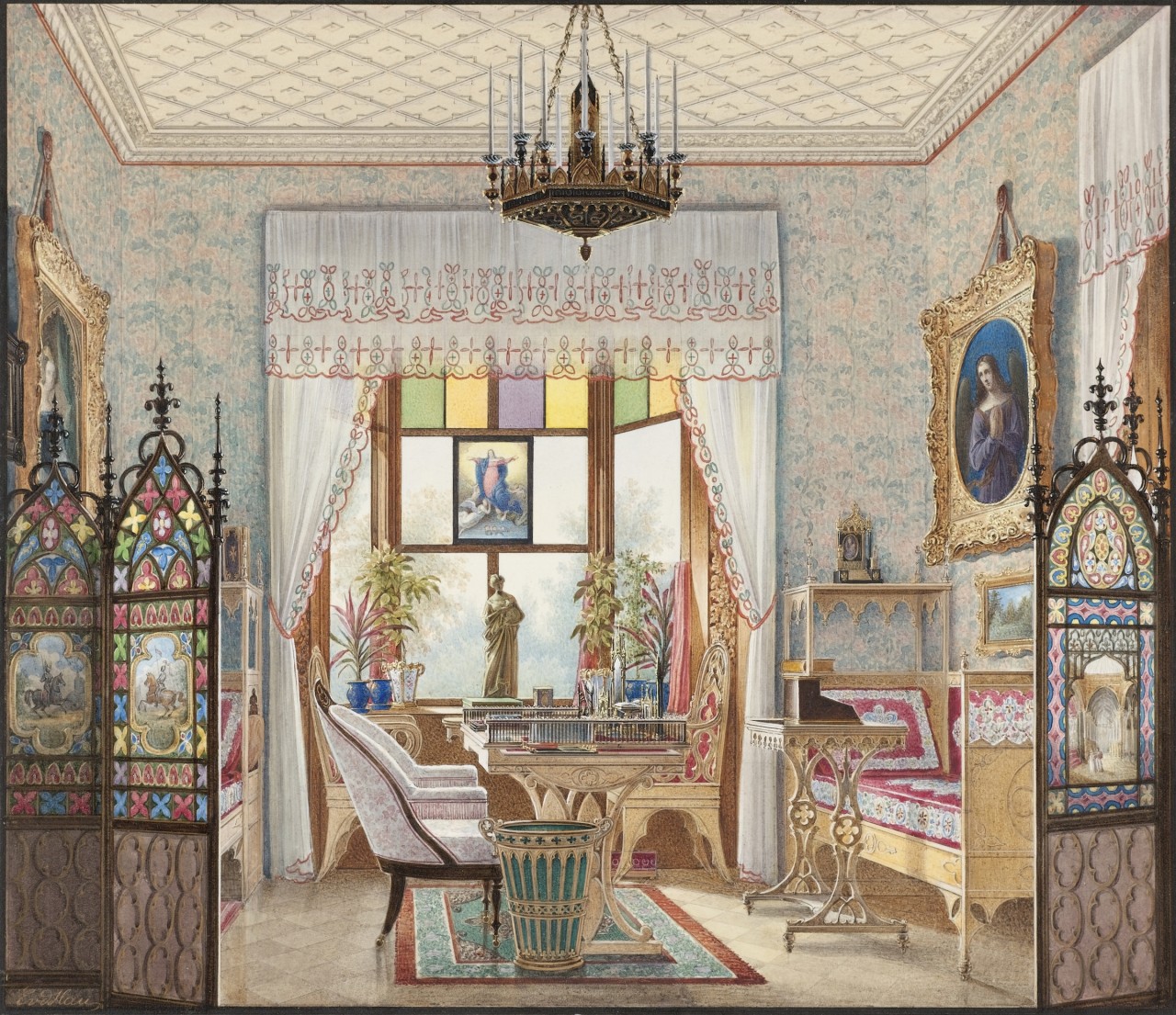1280x1105 Domestic Interior Paintings Show How The 1% Lived In The 19th Century
