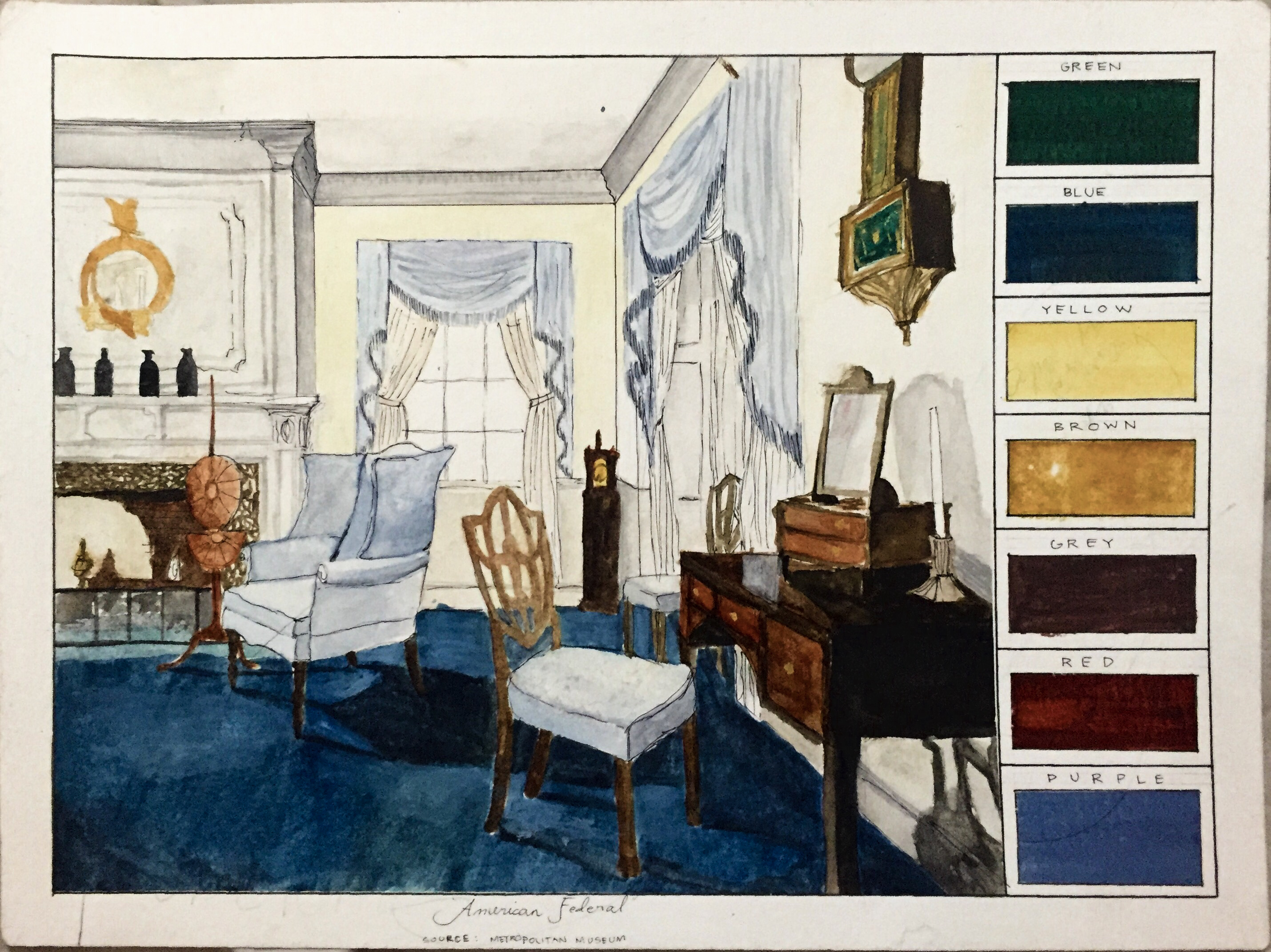 2859x2142 History Of Interior Design Plates Oh My Darling, Clementine.