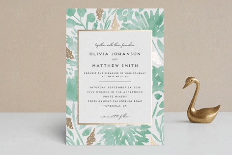 472x315 Watercolor Delight Foil Pressed Wedding Invitations By Petra Kern
