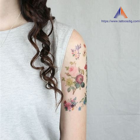 474x474 Best Watercolor Flower Tattoo Design Ideas For Girls Or Woman