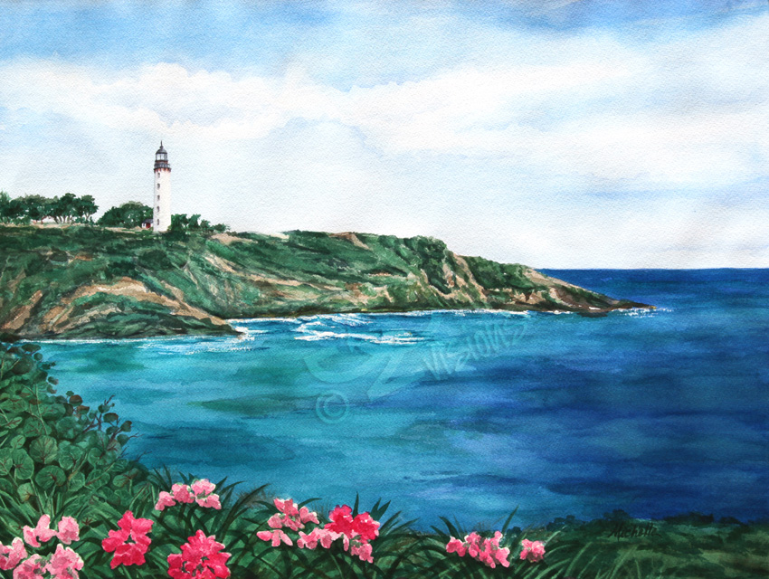 850x640 Island Light Watercolor