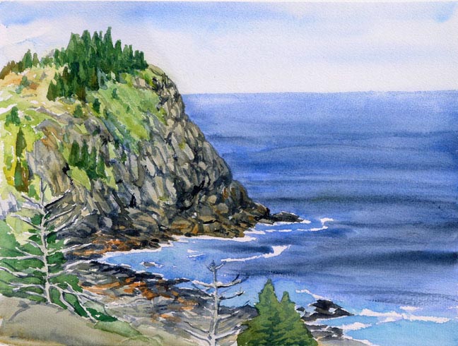 648x490 Monhegan Island By Cuban Artist Elena Maza