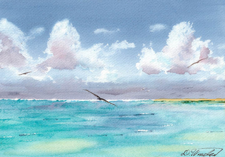 720x504 Seascape Watercolor Paintings By Douglas Winslow