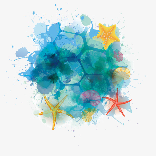 650x651 Watercolor Island Tour, Watercolor, Starfish, Ink Png And Vector