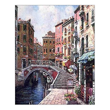 425x425 Beautiful Modern Art Watercolor Painting Rich Retro
