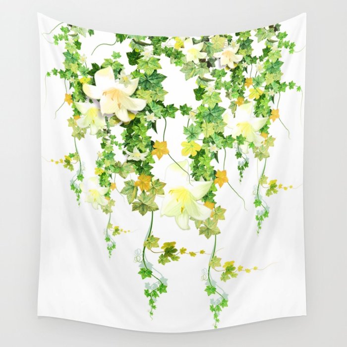 700x700 Watercolor Ivy Wall Tapestry By Nadja1 Society6