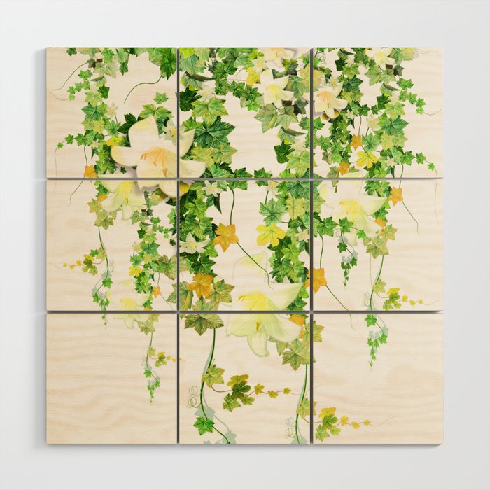 700x700 Watercolor Ivy Wood Wall Art By Nadja1 Society6