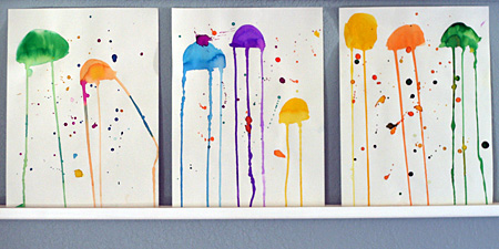 450x225 Watercolor Jellyfish Painting