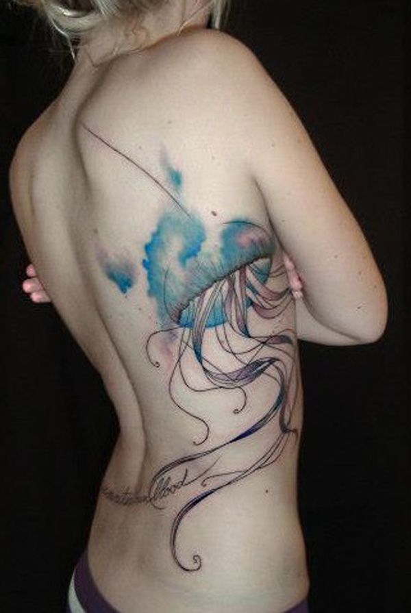 600x895 50 Amazing Tattoo Pictures Amazing Tattoos, Jellyfish Tattoo And