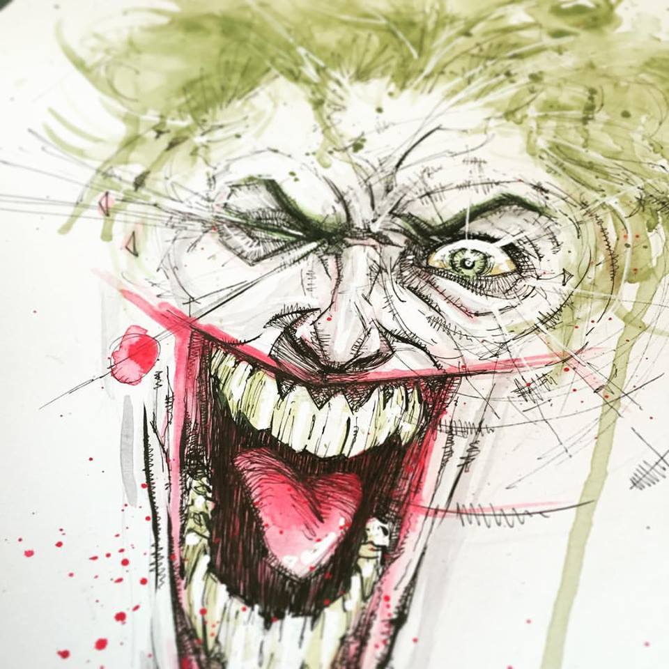 960x960 Water Color Joker