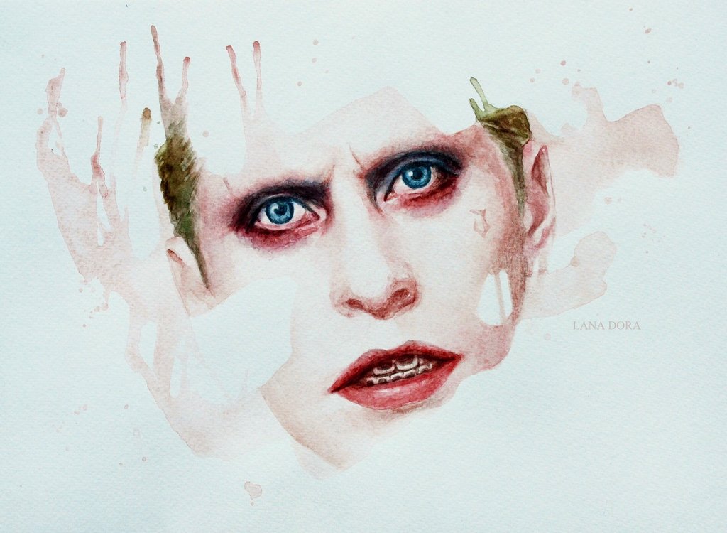 1024x750 Watercolor Joker By Lanadoraart