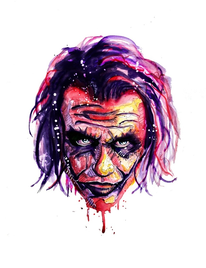 710x920 Joker, An Art Print By Bryen Desjardin