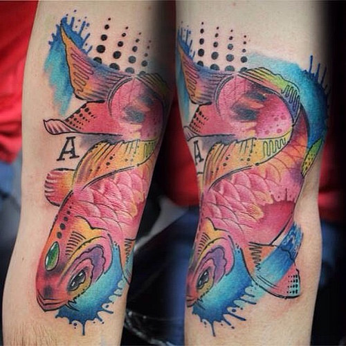 500x500 Koi Fish Tattoo