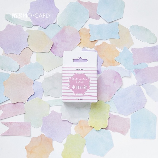640x640 Ink Boxes With Stickers Watercolor Labels Handbooks Decor Stickers