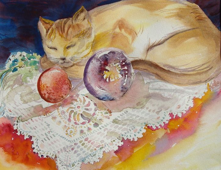 724x560 How To Paint Lace In Watercolor 15 Steps