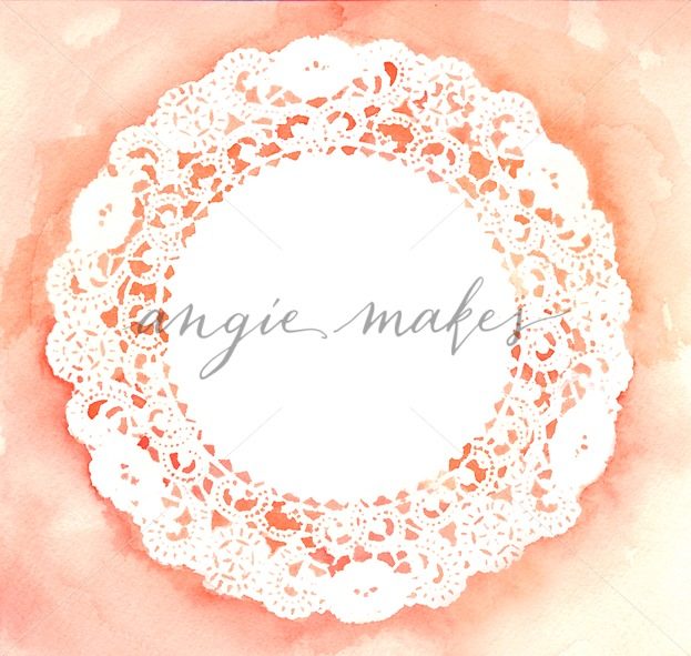 623x591 Download This Stunning Watercolor Doily Background