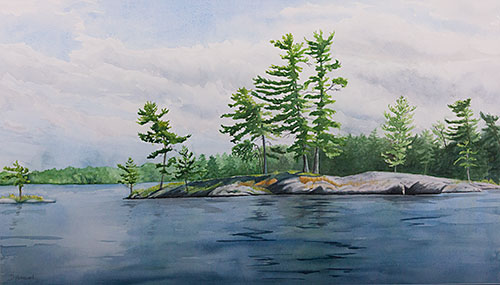 500x285 Water, Lake And River Watercolor Paintings By Debbie Homewood