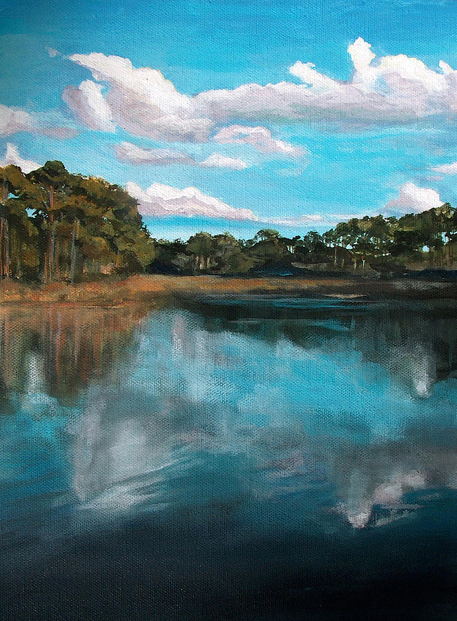 662x900 Western Lake At Watercolor Painting By Racquel Morgan