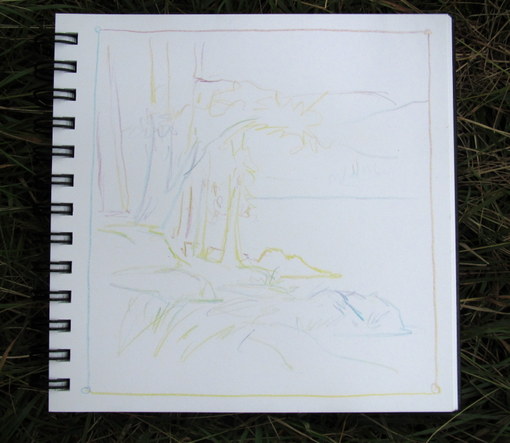 510x443 Everyday Artist Step By Step Watercolor Lake Scene