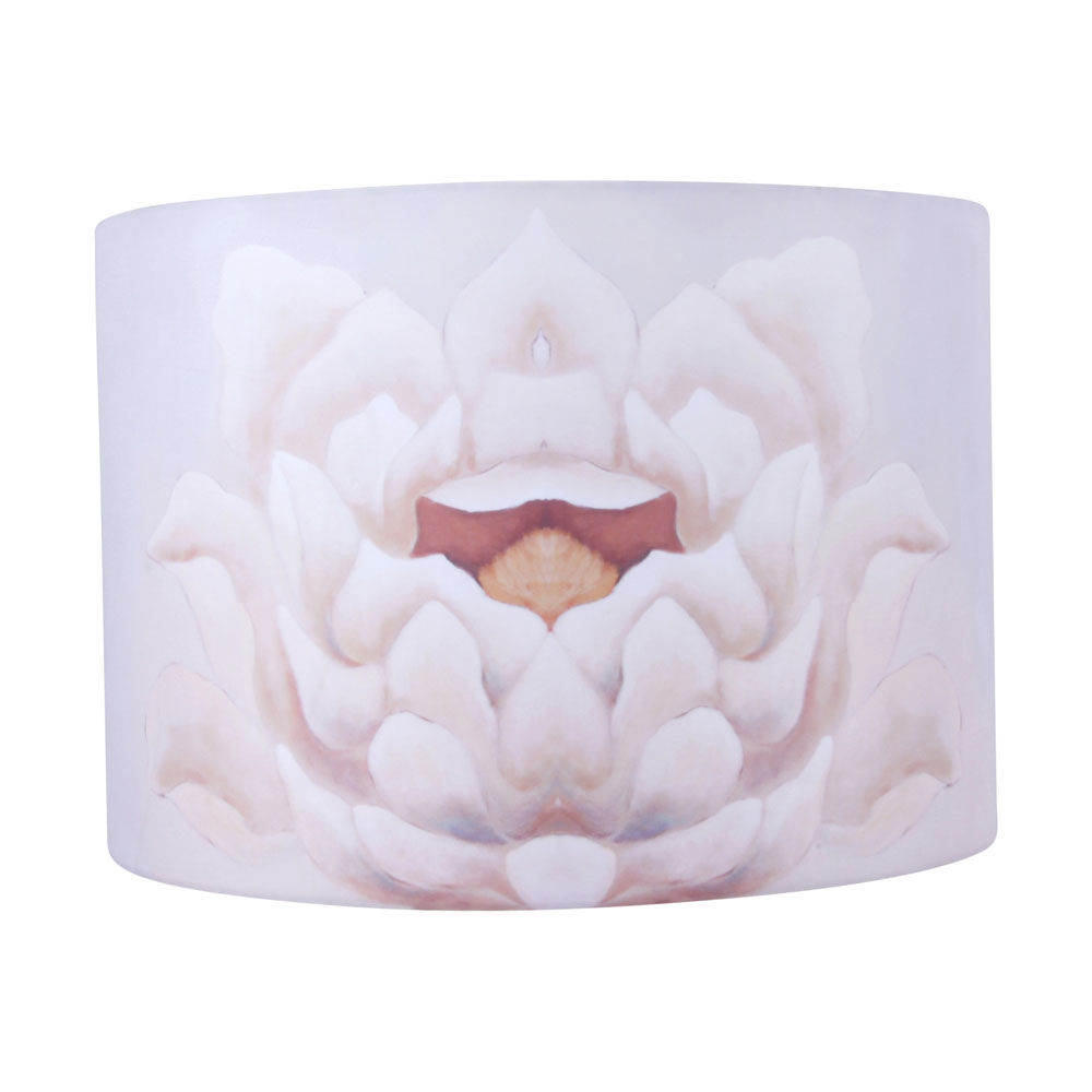 1000x1000 Magnolia Flower Watercolor Lamp Shade 13 X 13 X 9 In At Home