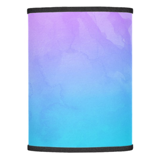 540x540 Purple Turquoise Mermaid Watercolor Ombre Paint Lamp Shade