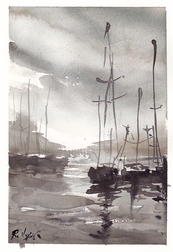 550x802 Advanced Watercolor Landscape Video Demonstration