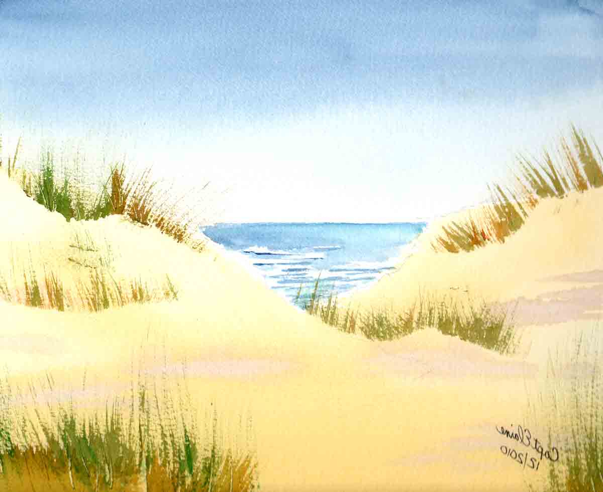 1200x979 Easy Watercolor Paintings Of Landscapes Watercolor Landscape