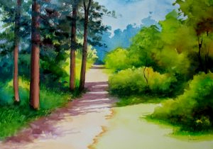 300x210 50 Awesome Watercolor Landscapes Youtube Lanscaping Inspiration