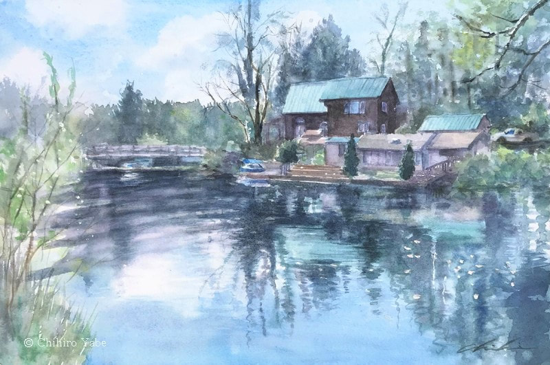 800x531 Watercolor Landscape