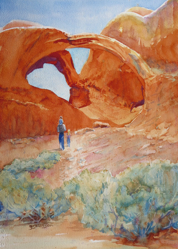 572x800 Bessann Swanson Watercolor Landscape Paintings