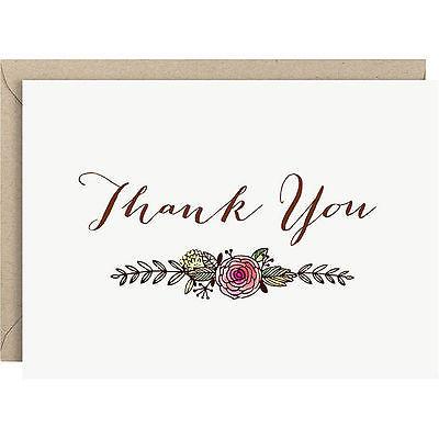 400x400 Laurel Watercolor Thank You Cards