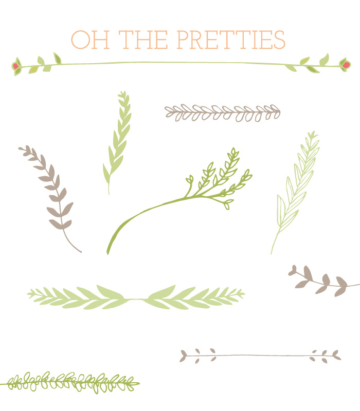 700x800 Watercolor Clipart Laurel Wreath