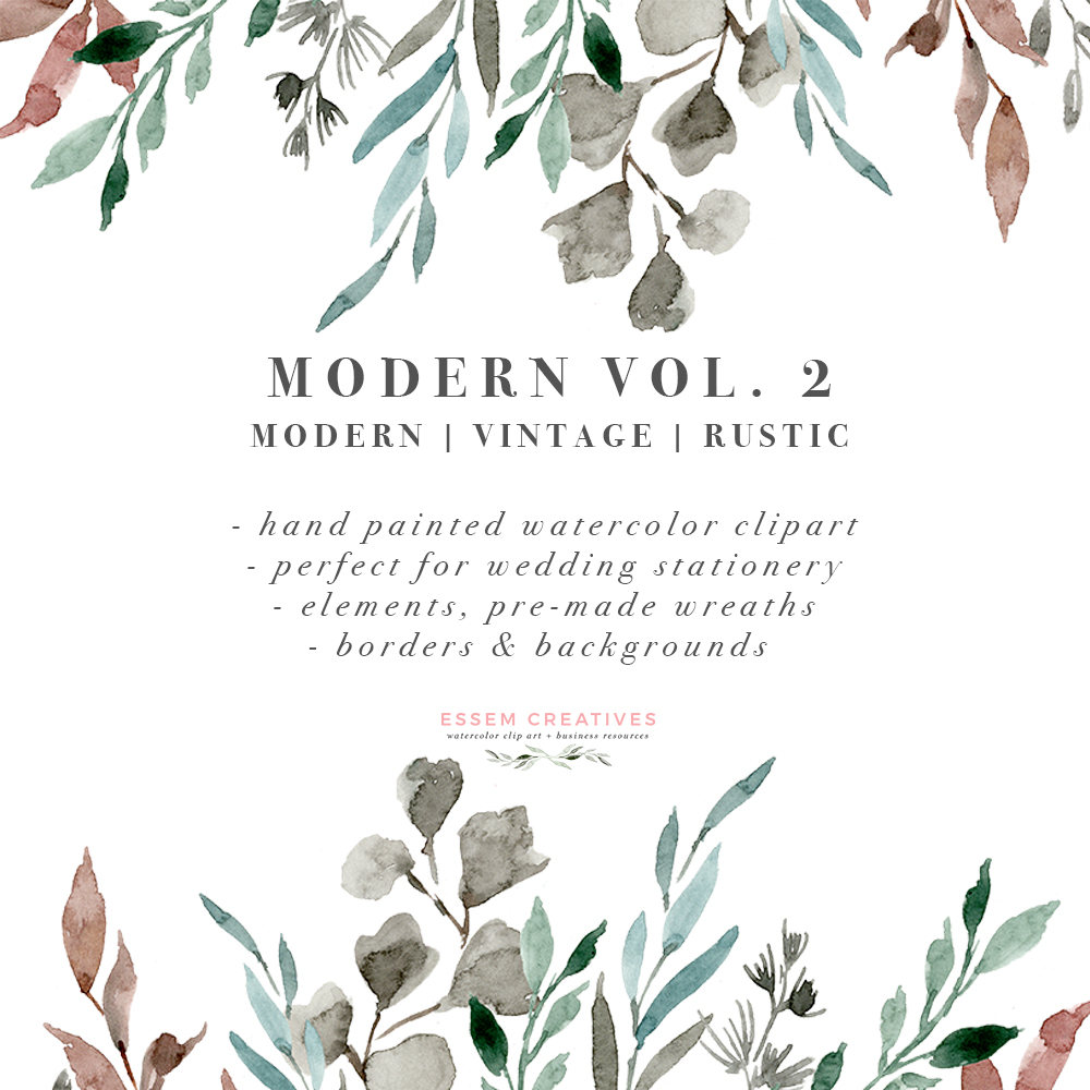 1000x1000 Watercolor Leaves Wreaths Clipart, Diy Watercolor Wedding Invitations