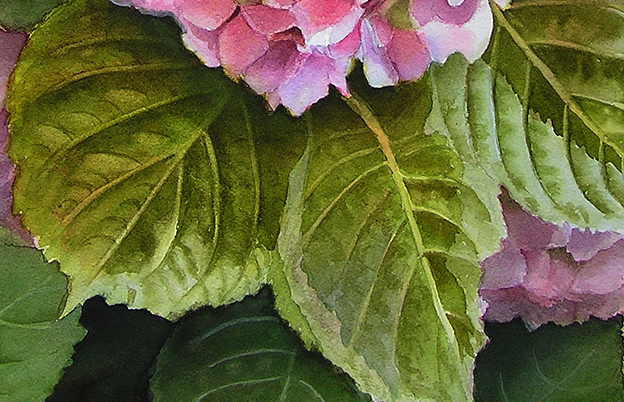 624x402 Painting Realistic Leaves And Mixing Greens