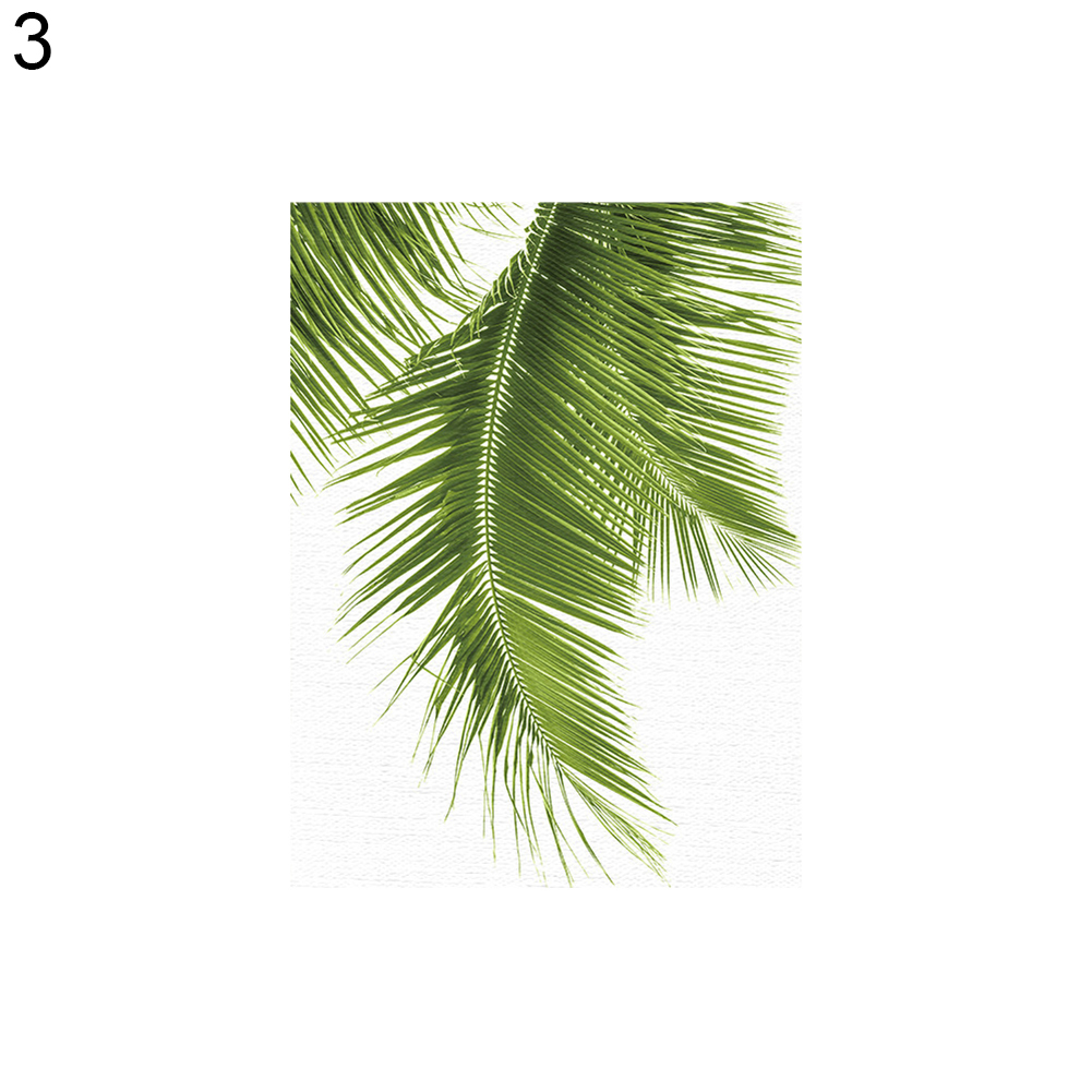 1001x1001 Watercolor Palm Leaf Painting Tropical Green Plant Home Decor