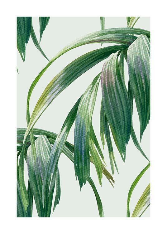 536x750 Watercolor Leaves Poster