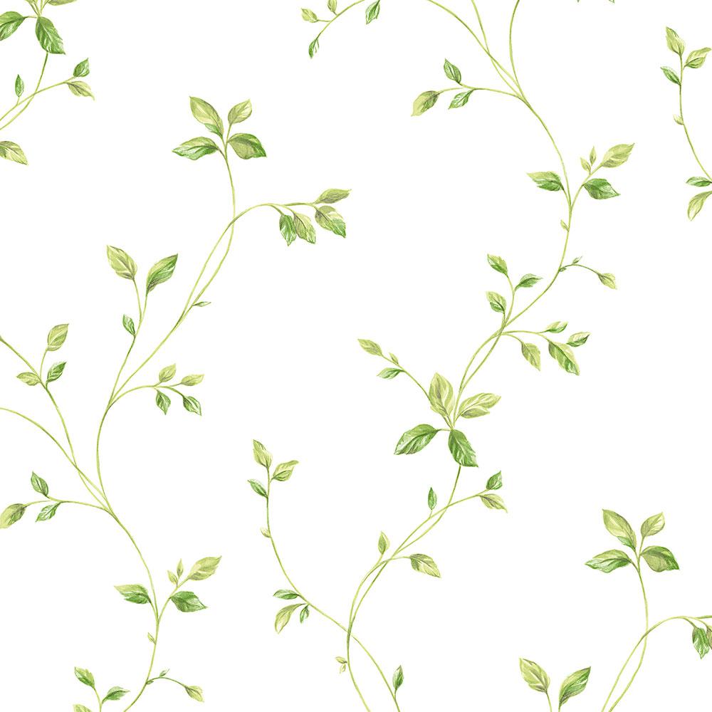 1000x1000 Norwall Watercolor Leaves Wallpaper Kc28550