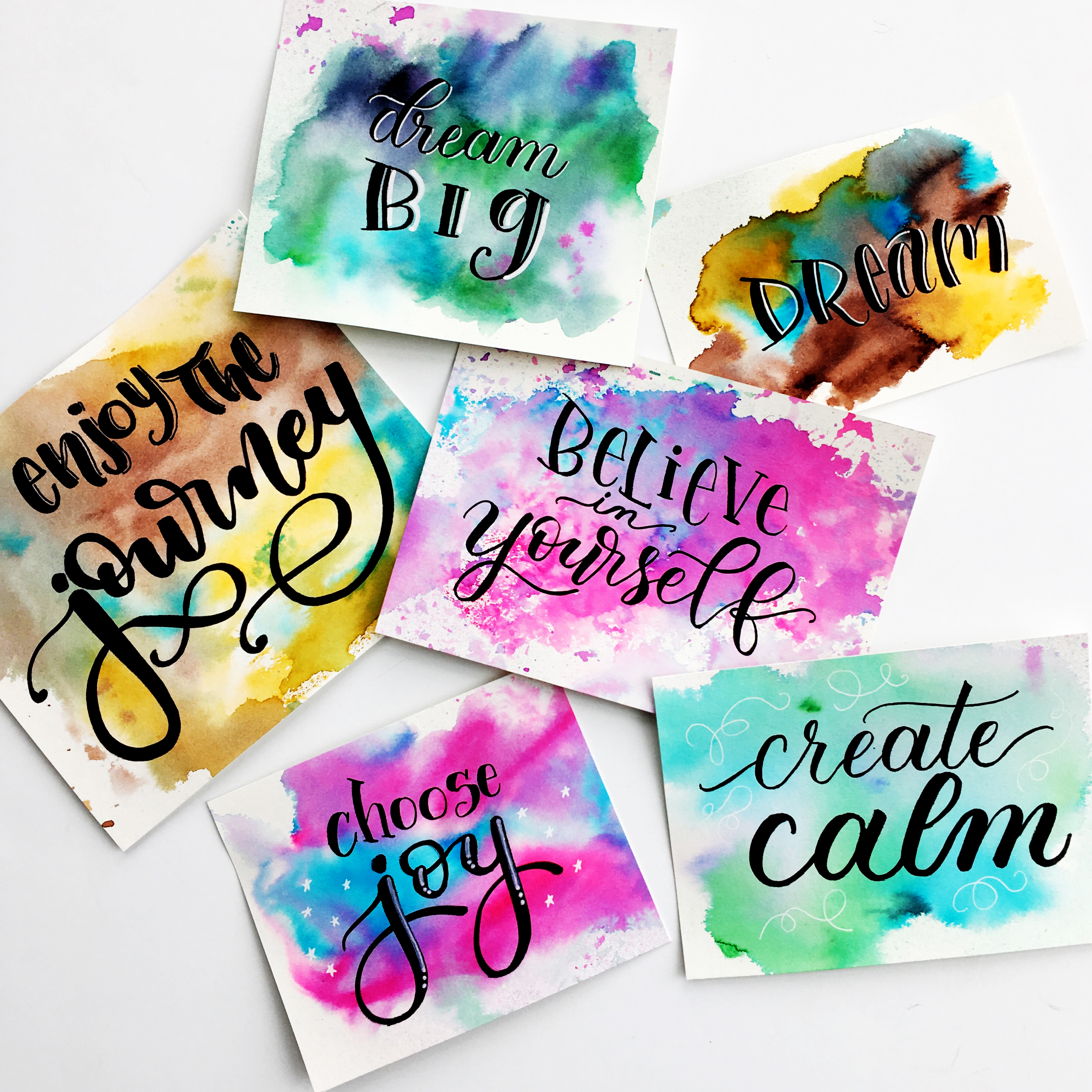 2959x2959 Easy Watercolour Background Techniques For Hand Lettering Quotes