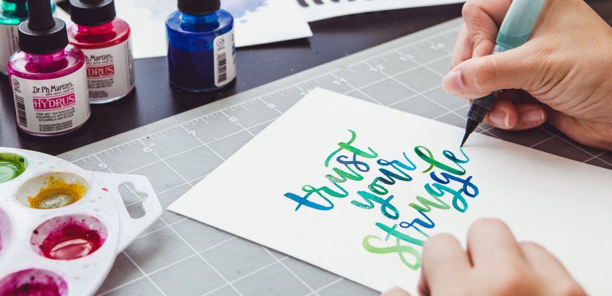 1200x580 New Class Brush Lettering With Watercolor