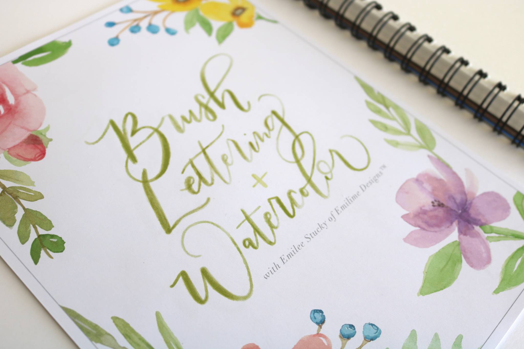 2048x1365 Brush Lettering Amp Watercolor Class Faith Amp Life Bookstore