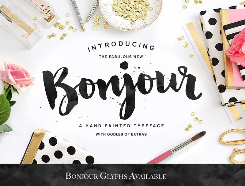 800x608 Favorite Brush Lettering Fonts