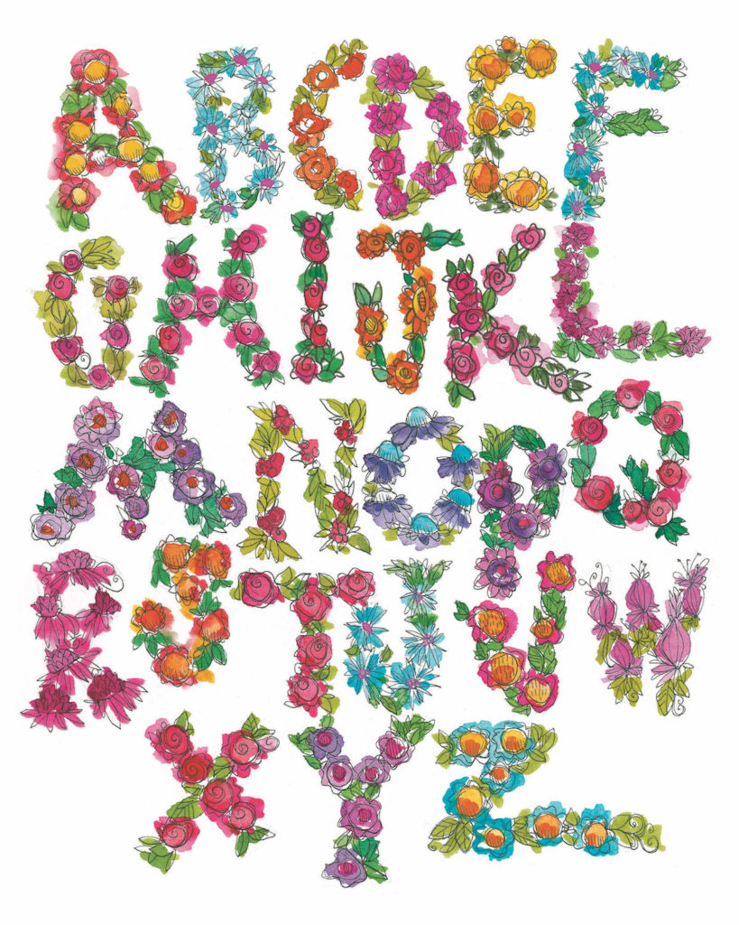 819x1024 10 Super Easy Hand Lettering Techniques With An Artful Spin